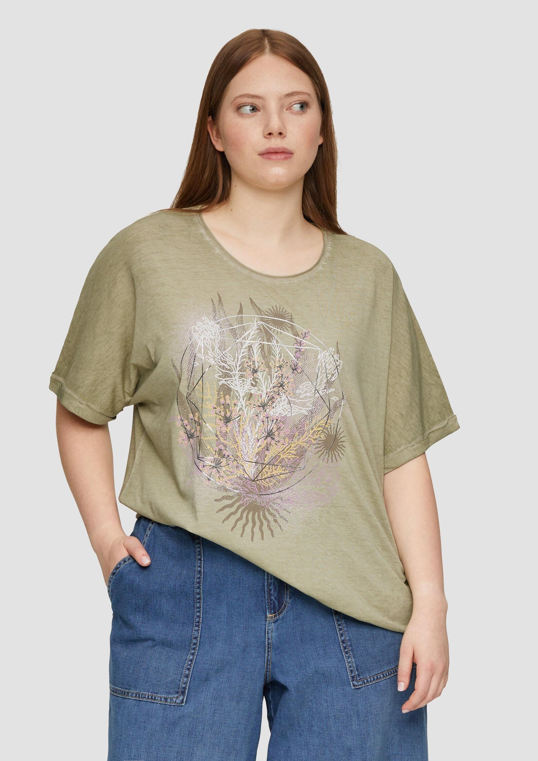 QS Kurzarmshirt T-Shirt (1-tlg) günstig online kaufen