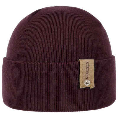 Stetson Beanie (1-St) Beanie mit Umschlag, Made in Italy