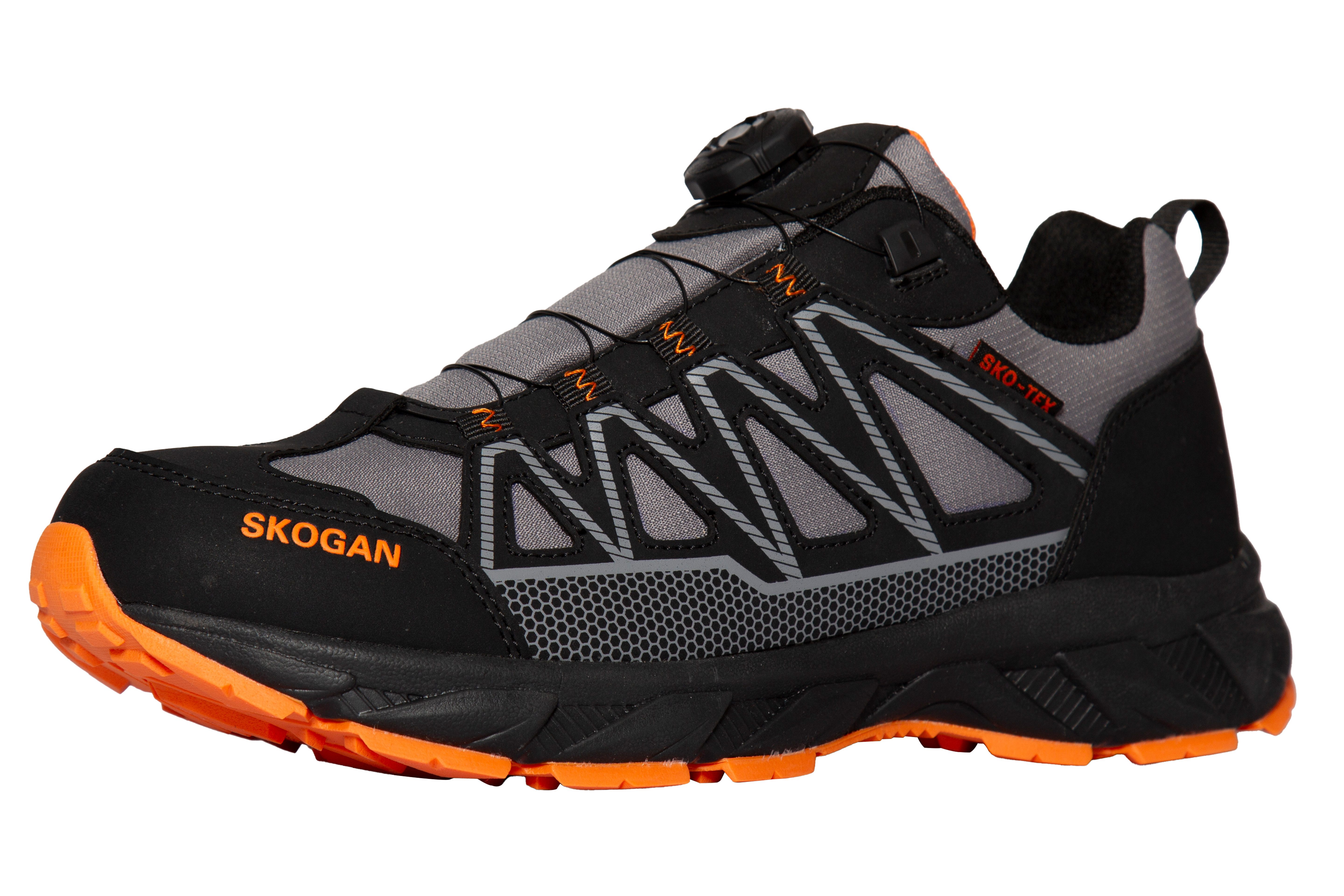 SKOGAN Paanas Leichtwanderschuh mit wasserfester Membrane und Drehverschluss Outdoorschuh wasserdicht