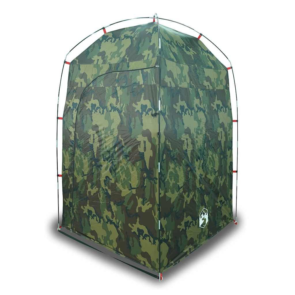 vidaXL Innenzelt Duschzelt Camouflage Wasserfest, Personen: 1 (1 tlg)