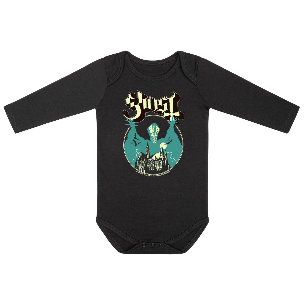 Metal Kids Langarmbody mit Ghost (Opus) Aufdruck für Babys (0–24 M)