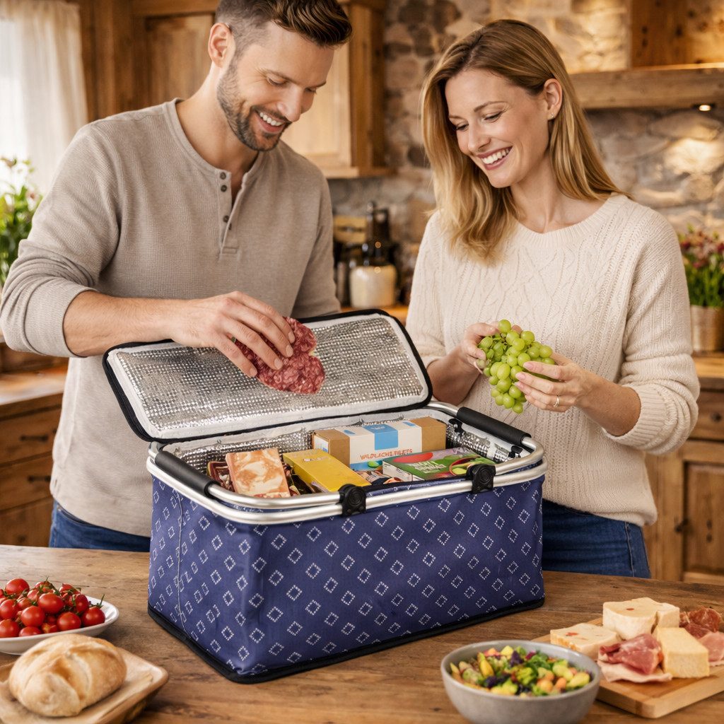 KESPER® Einkaufskorb Thermokorb, mit Warm- & Kaltisolierung