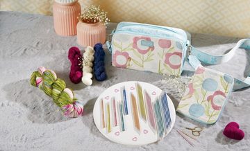 KnitPro Stecknadeln Knit Pro Sweet Affair Geschenkset, Stricknadelset mit Rund-, Sockenstricknadeln und Wolle