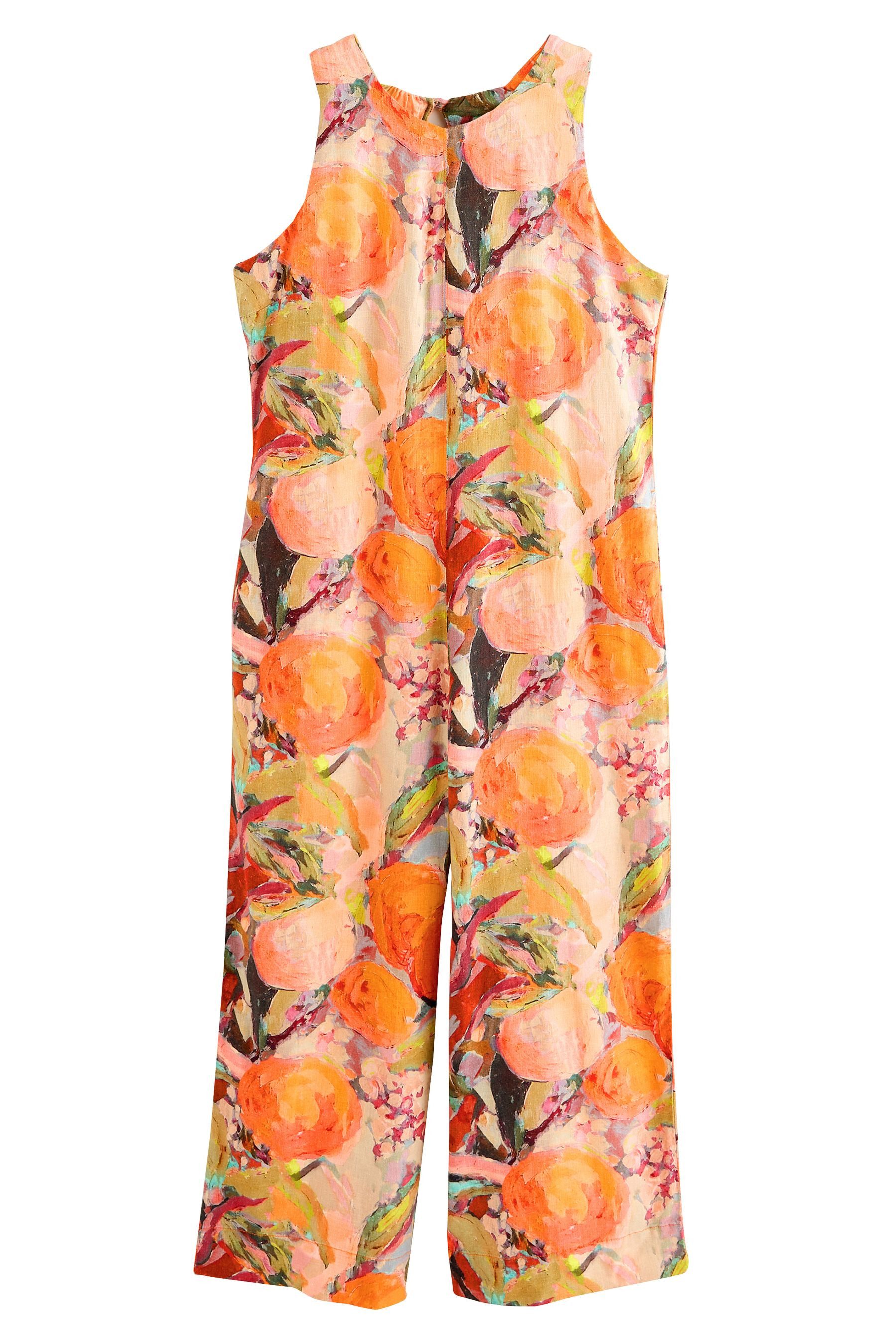 Next Jumpsuit Ärmelloser Jumpsuit aus Leinenmix, günstig online kaufen