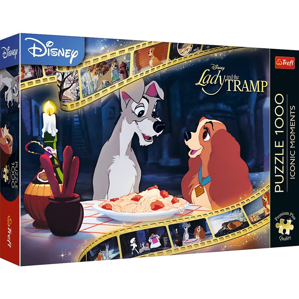 Trefl Puzzle Trefl 10830 Disney Susi & Strolch Premium Plus, 1000 Puzzleteile, Made in Europe