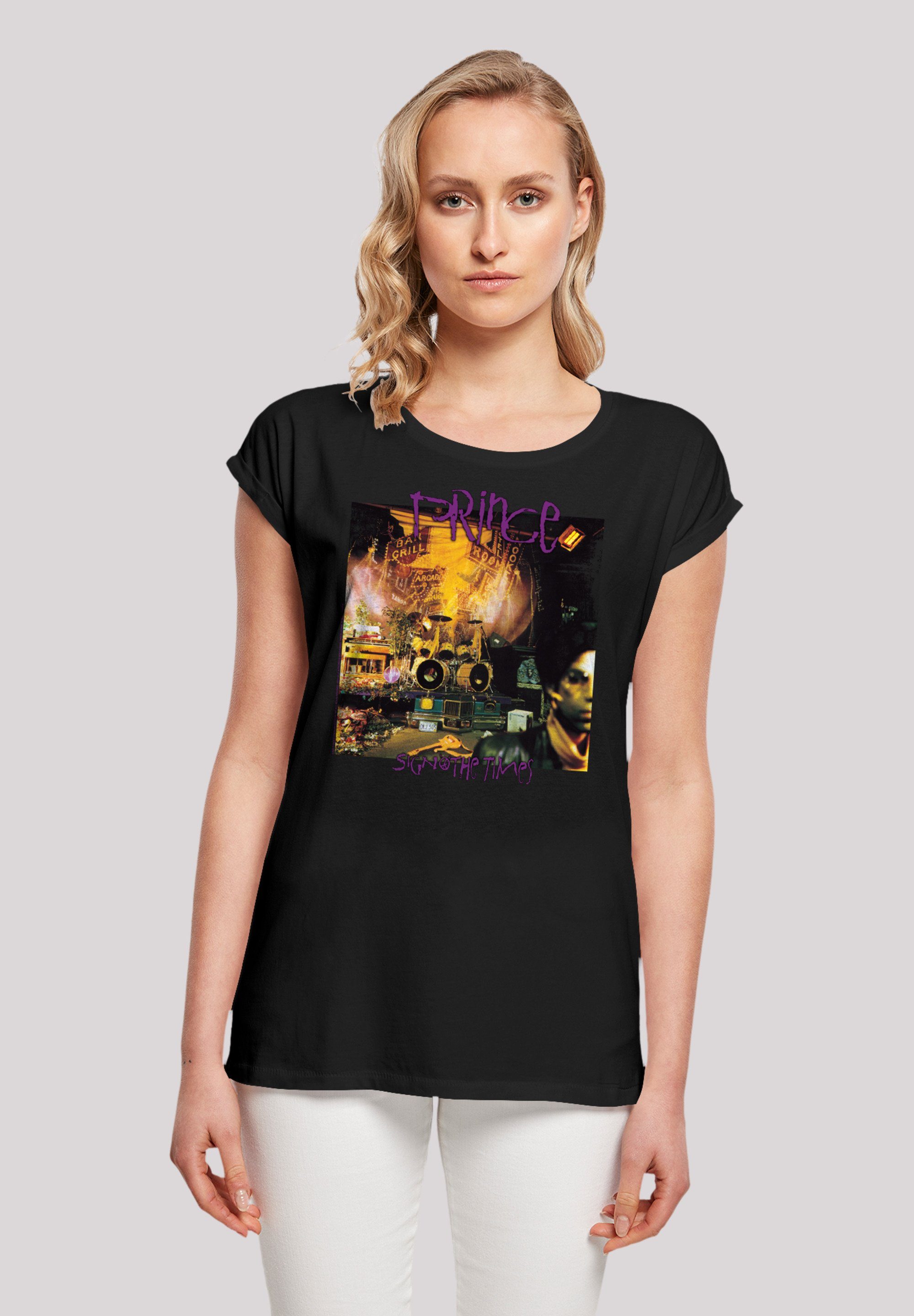 F4NT4STIC T-Shirt Prince Musik Sign Times Premium The Rock-Musik, Band Qualität, O'