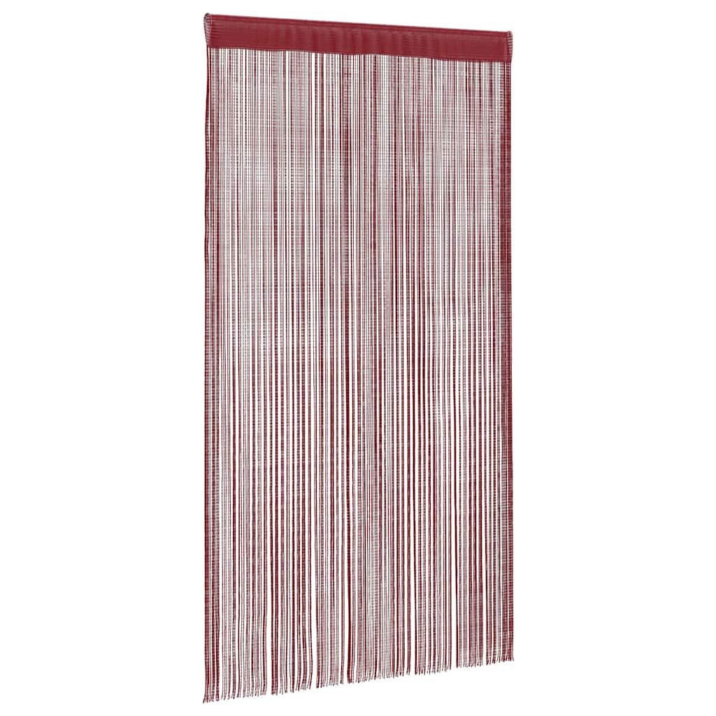 vidaXL Vorhang Fadenvorhänge 2 Stk. 140 x 250 cm Burgunderrot (2 St)