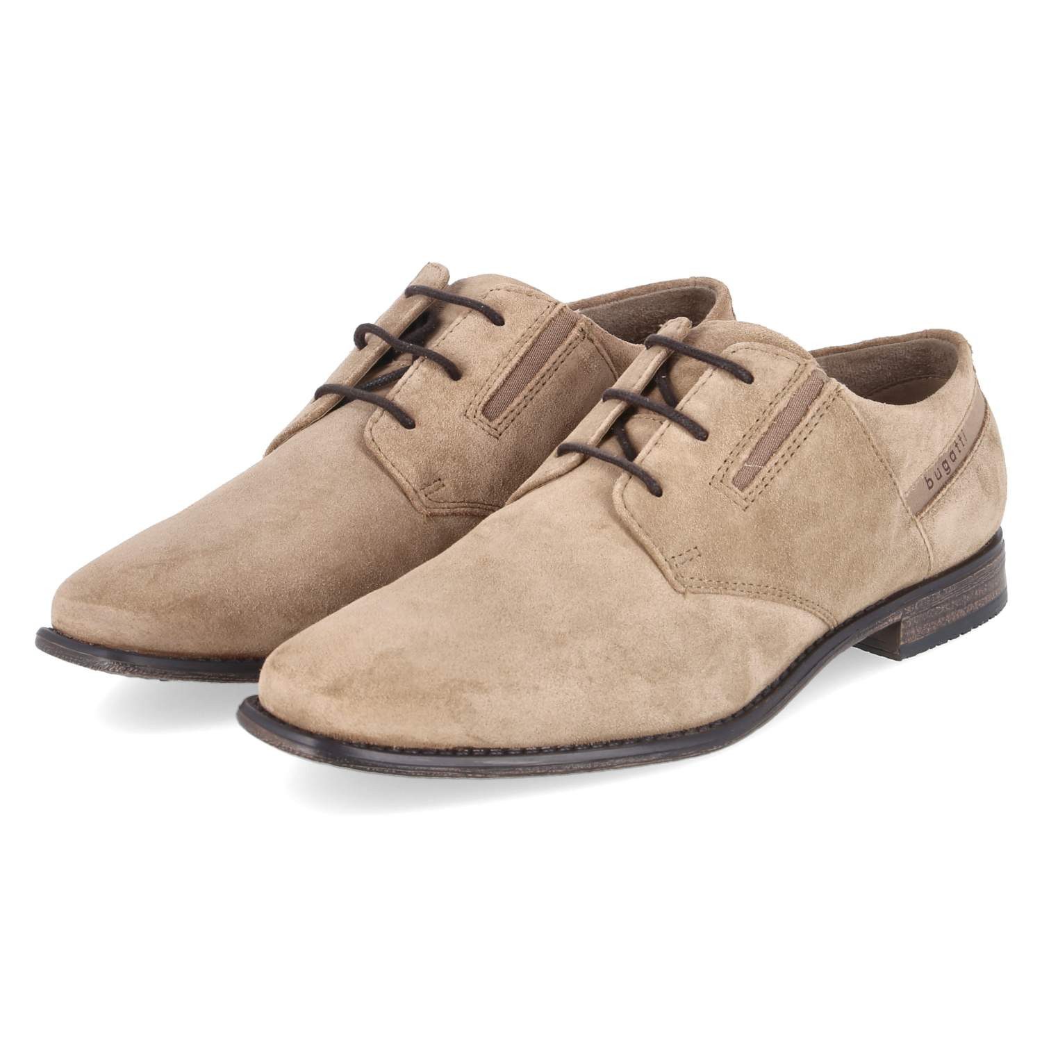 bugatti Bugatti 311960111400-5300 Herren Rauleder sand Schnürschuh