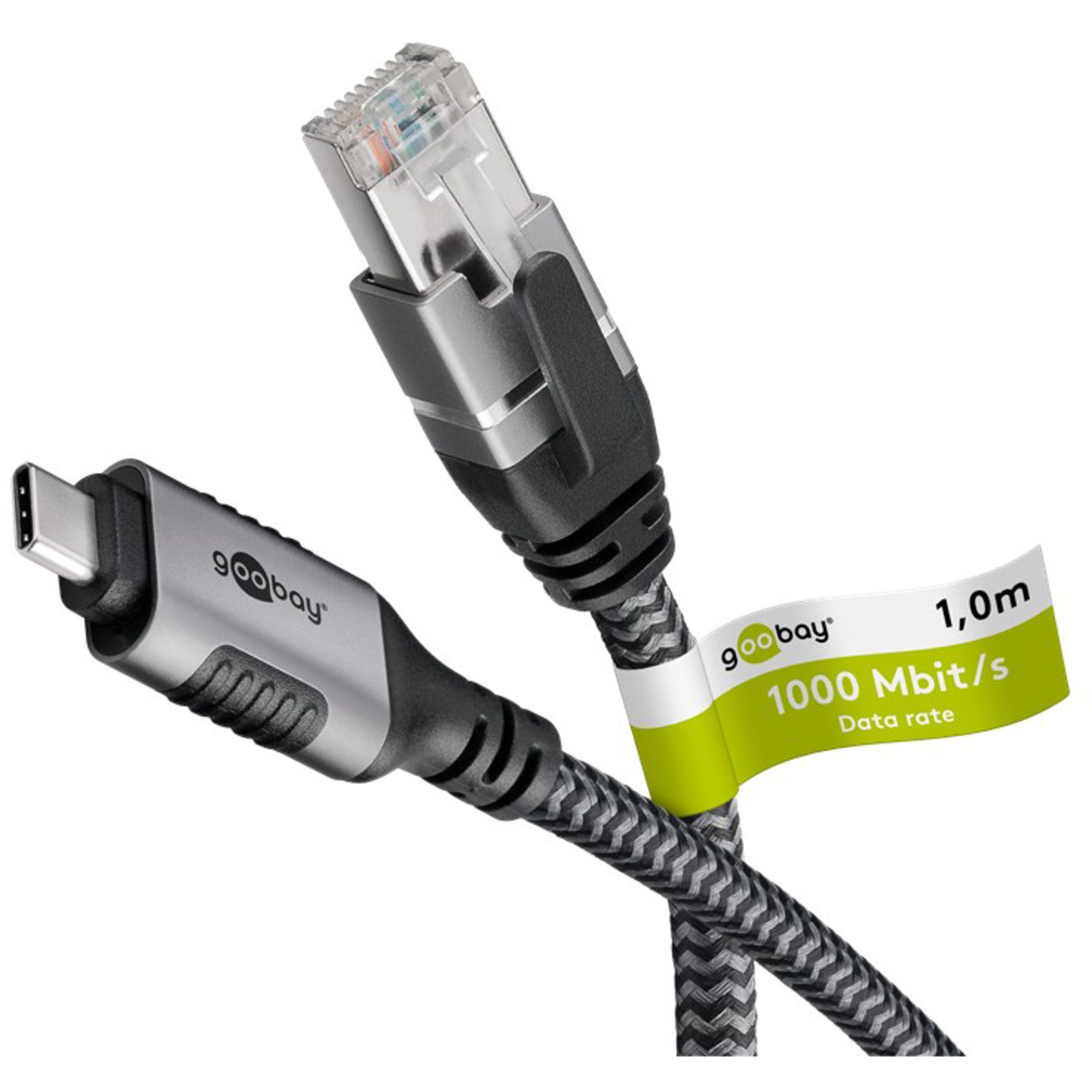 Goobay goobay Ethernet-Kabel USB-C 3.2 Gen2 Stecker > Computer-Kabel