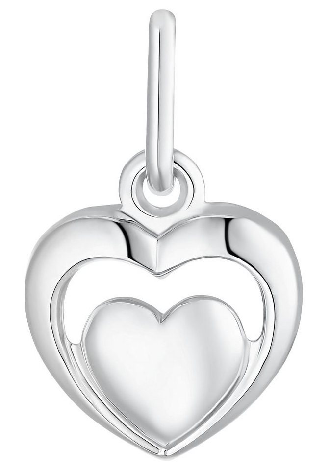 Amor Kettenanhänger Silver Heart, 2013736, Made in Germany