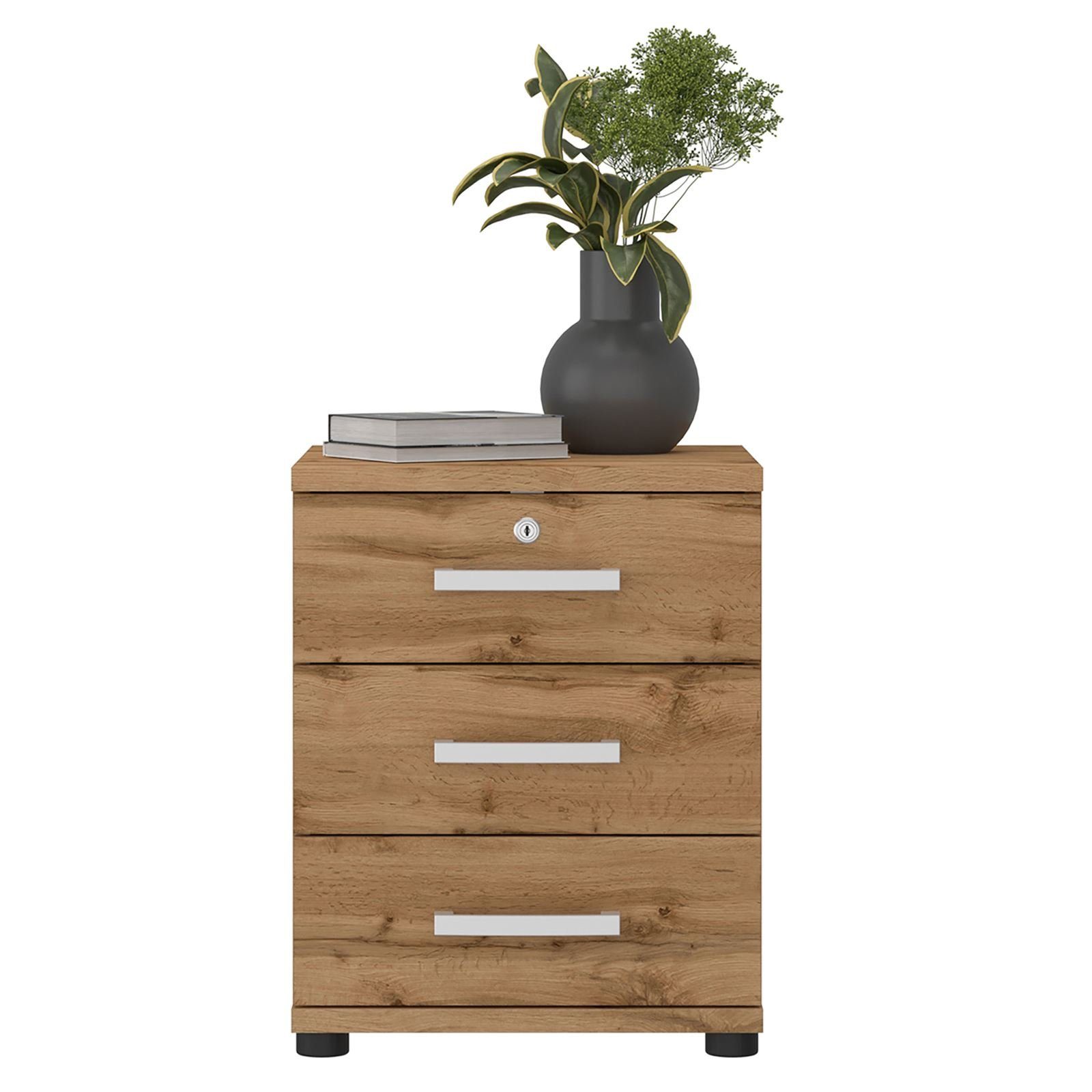 CARO-Möbel Rollcontainer TORONTO, Bürocontainer Büroschrank Schreibtischcon günstig online kaufen