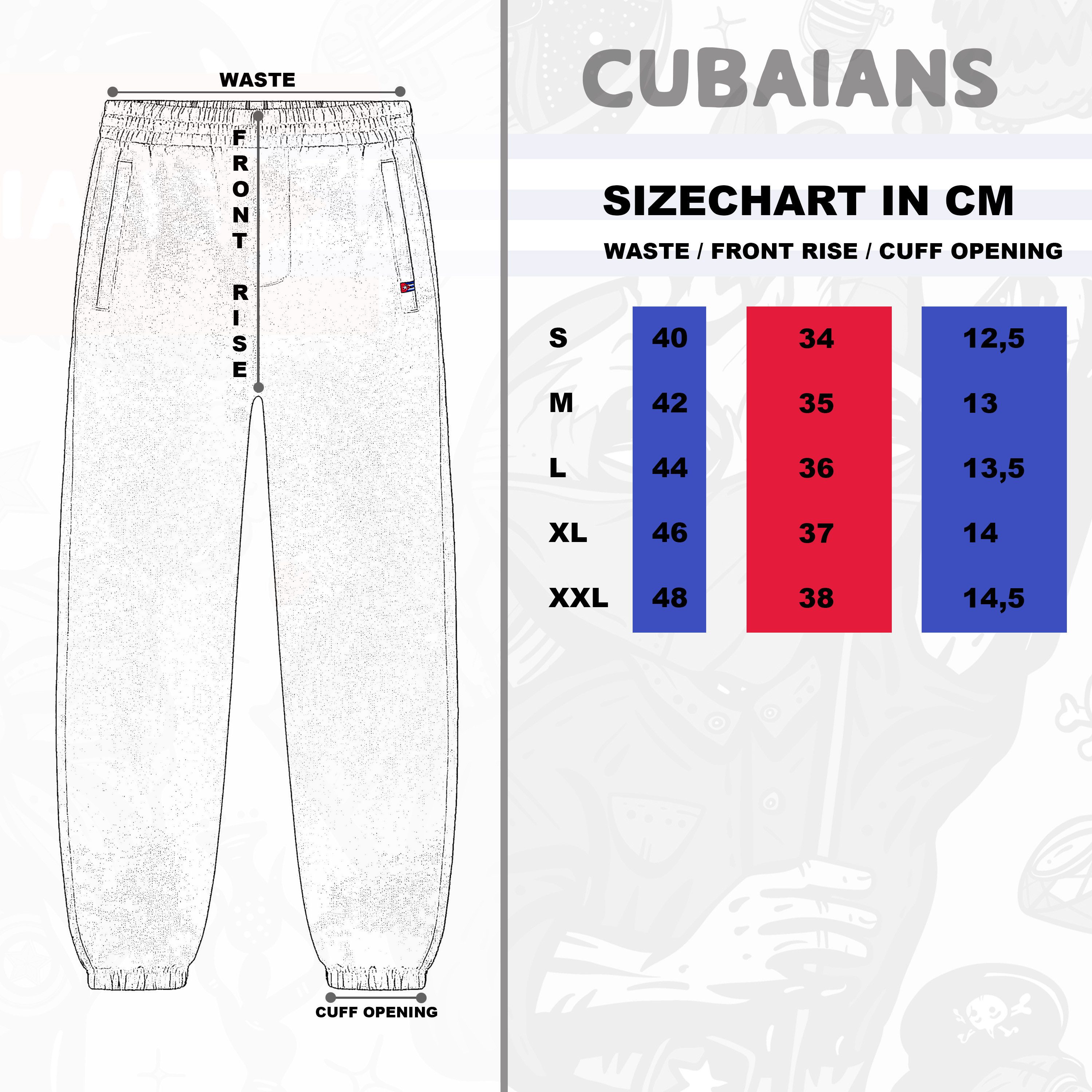 CUBAIANS Jogginghose Caonao Herren Baggy Pant Hose Freizeit Loose Fit Sweat mit Bündchen Elastischer Bund mit Tunnelzug