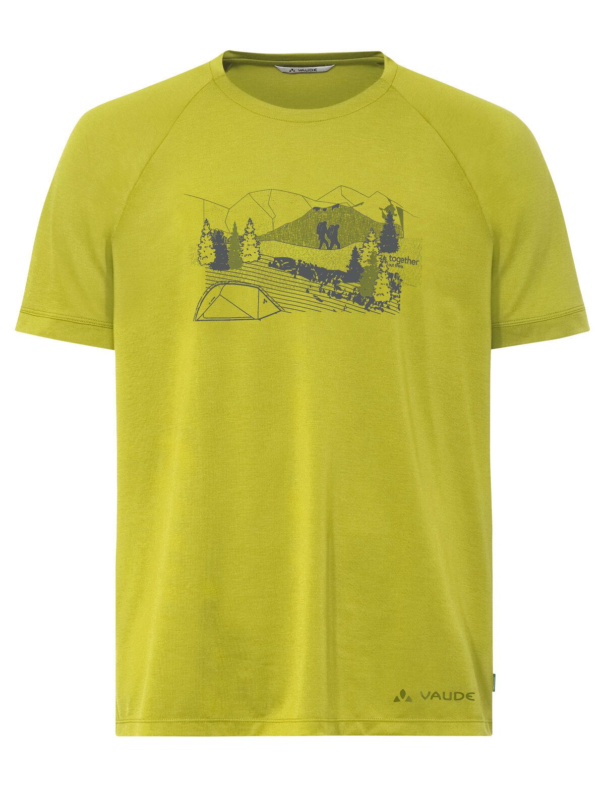 VAUDE T-Shirt Men's Gleann T-Shirt II (1-tlg) schnelltrocknendes und funktionelles Shirt