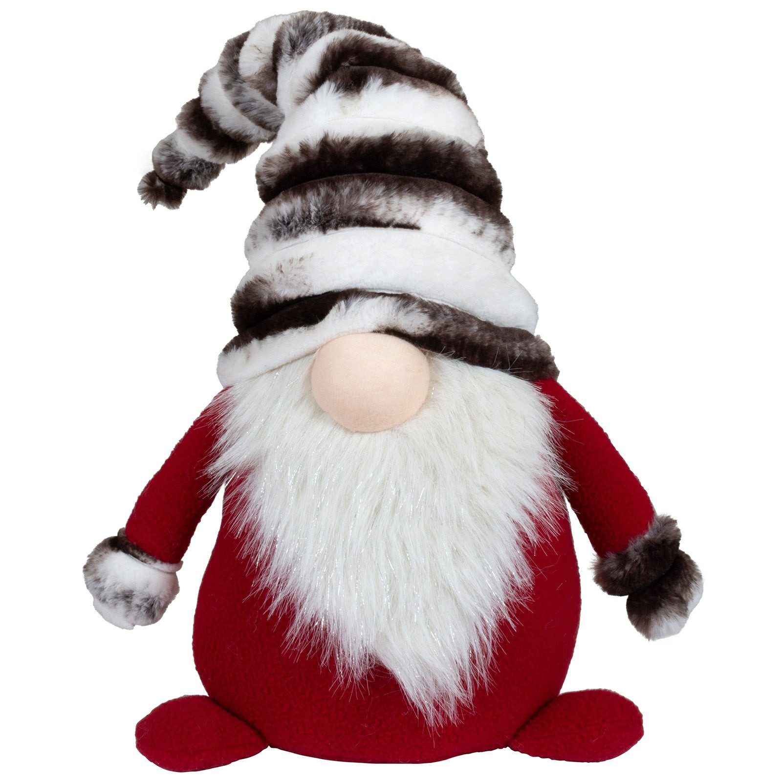 Christmas Paradise Wichtel Weihnachten 40 cm (60 cm) (Dekofigur, 1 St., sitzend), Weihnachtsdeko Gnom rot-weiß