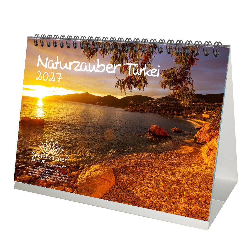 Seelenzauber Tischkalender Naturzauber Türkei DIN A5 Tischkalender 2027 - Seelenzauber
