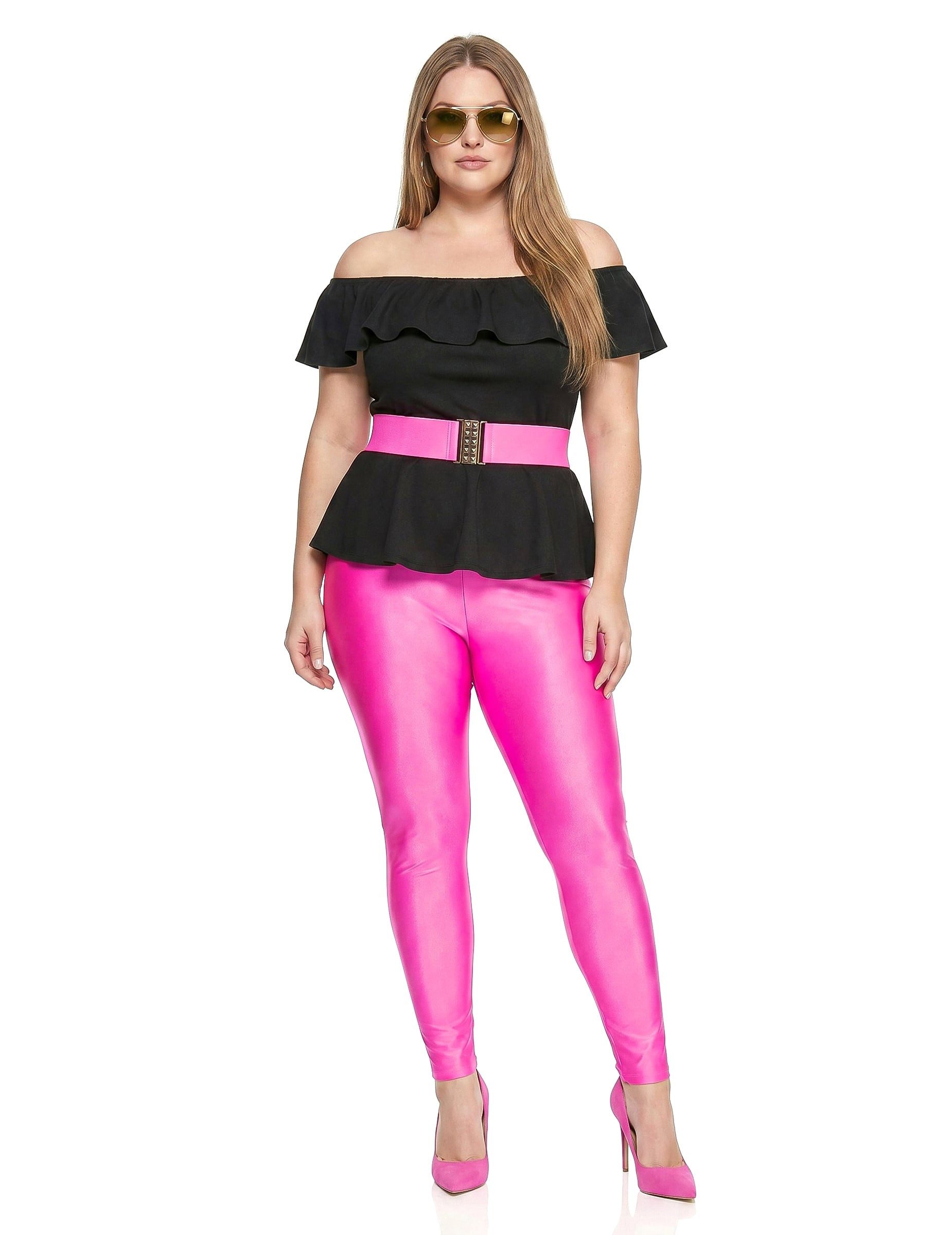 JADEO Kostüm Plus Size 80er Jahre Kostüm für Damen pink