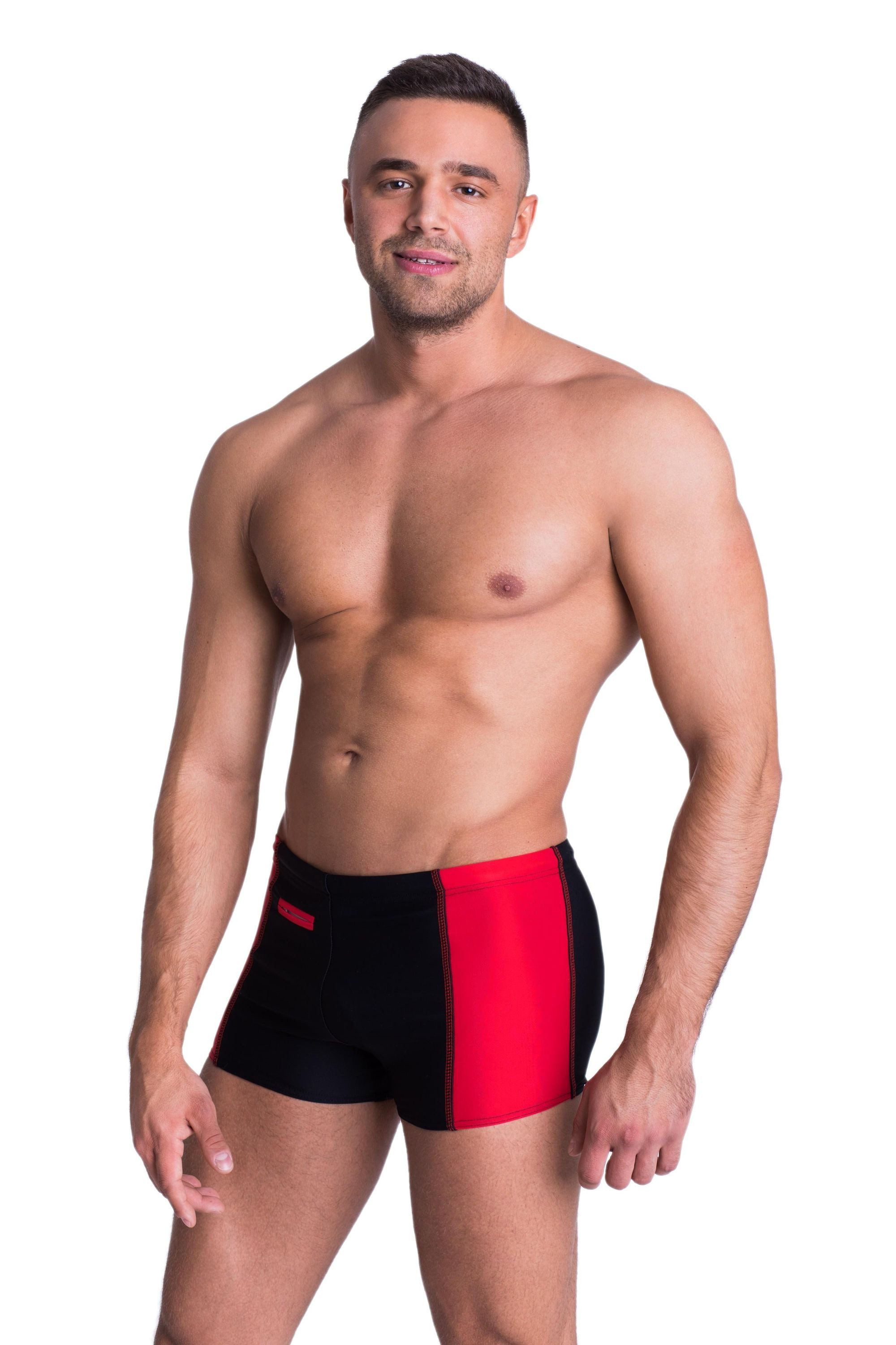 Aquarti Badepants Aquarti Herren Badehose mit Reißverschlusstasche Badeshorts – Bild 3 von 5