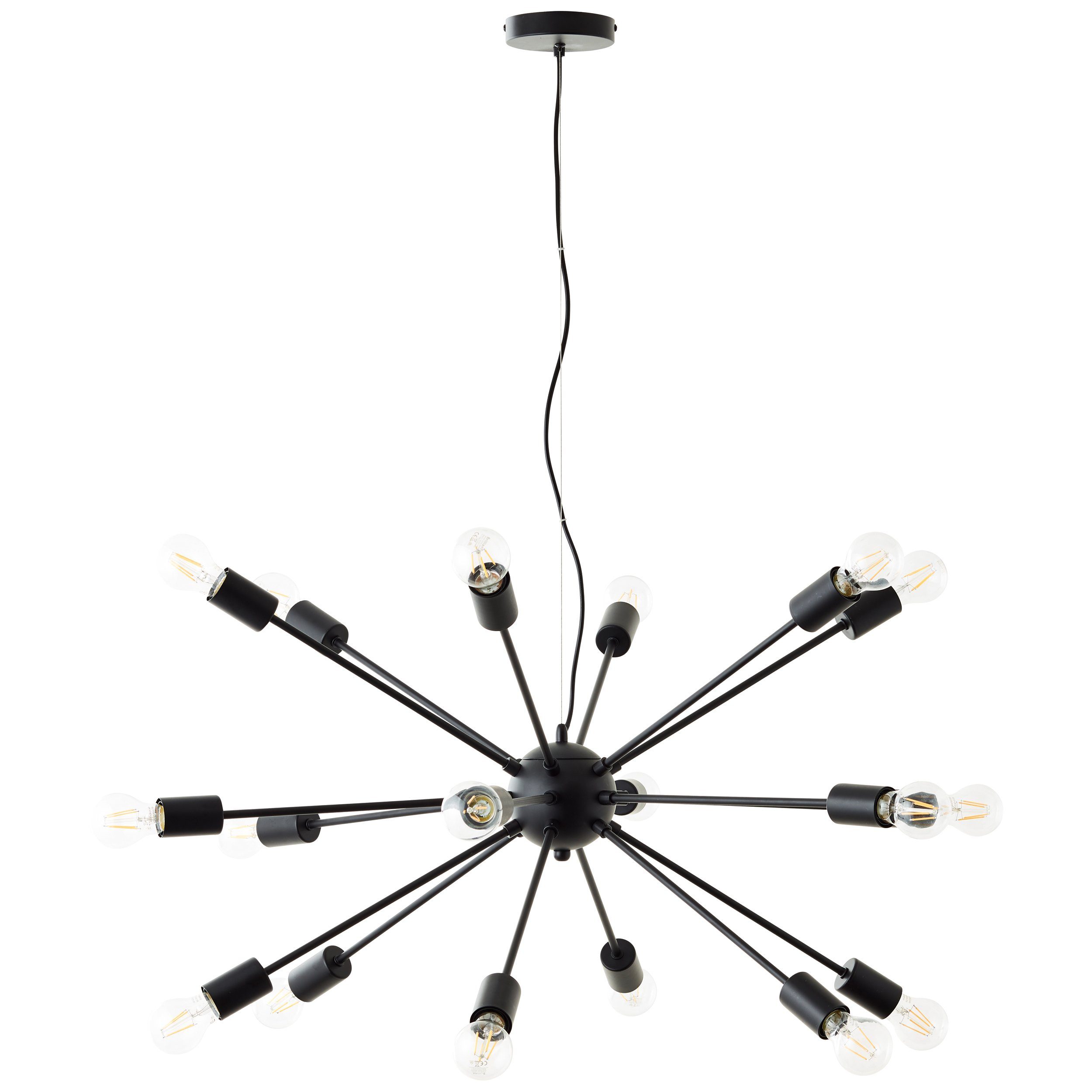 Brilliant Pendelleuchte Dree, ohne Leuchtmittel, Höhe 140 cm, Ø 90,5 cm, E27, Metall