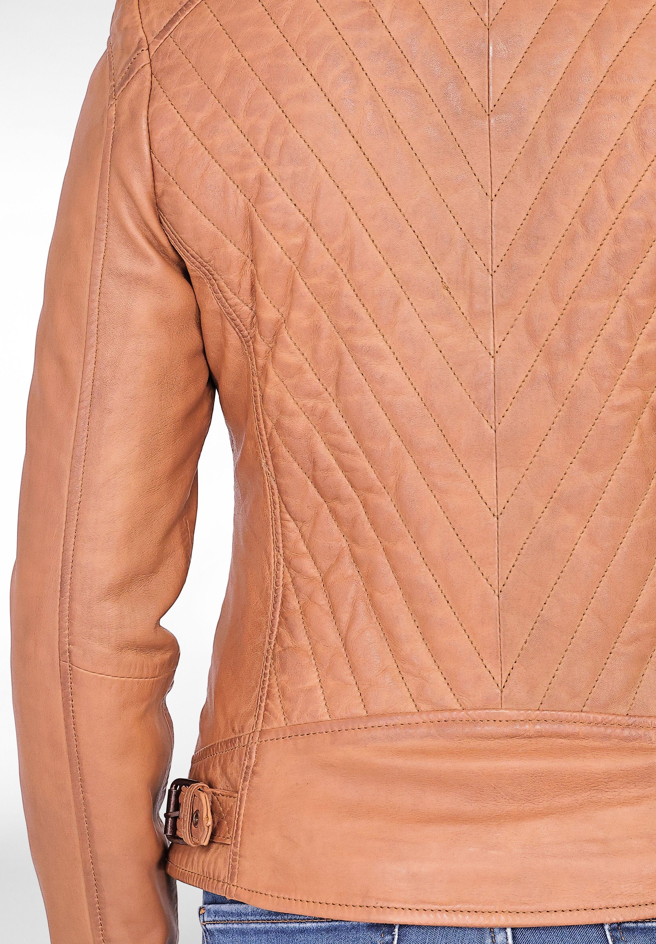 cognac MUSTANG Lederjacke Jeannette