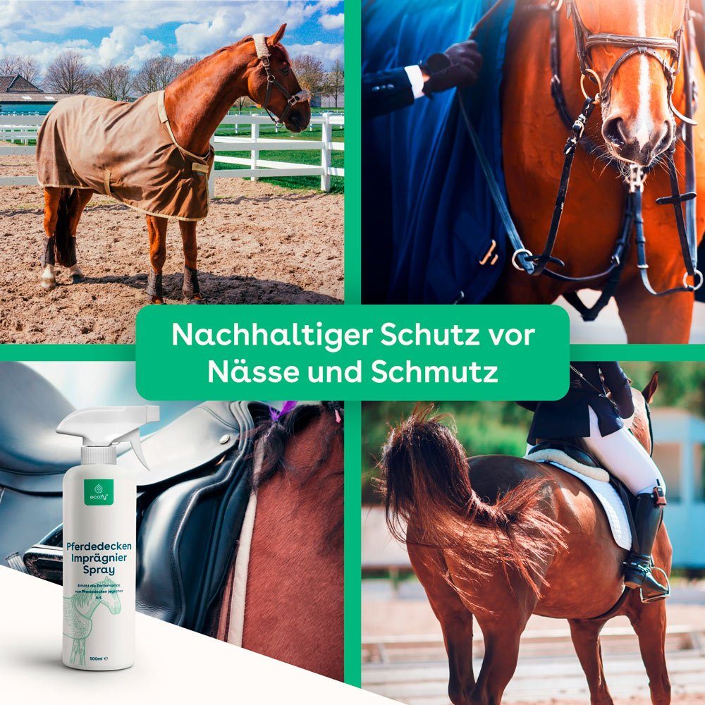 eco:fy Pferdedecken-Imprägnierspray Imprägnierspray (1 St), Starker Schutz vor Wasser, Fett und Schmutz