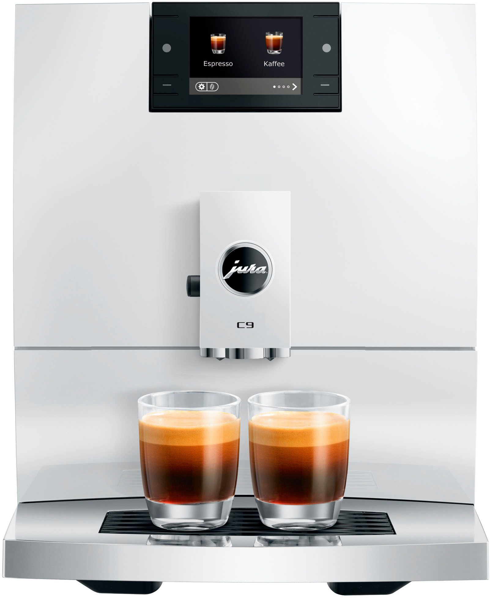 JURA Kaffeevollautomat 15810 C9 (EA), Piano White, 17 Spezialitäten, WiFi, Hot&Light Brew, Feinschaum