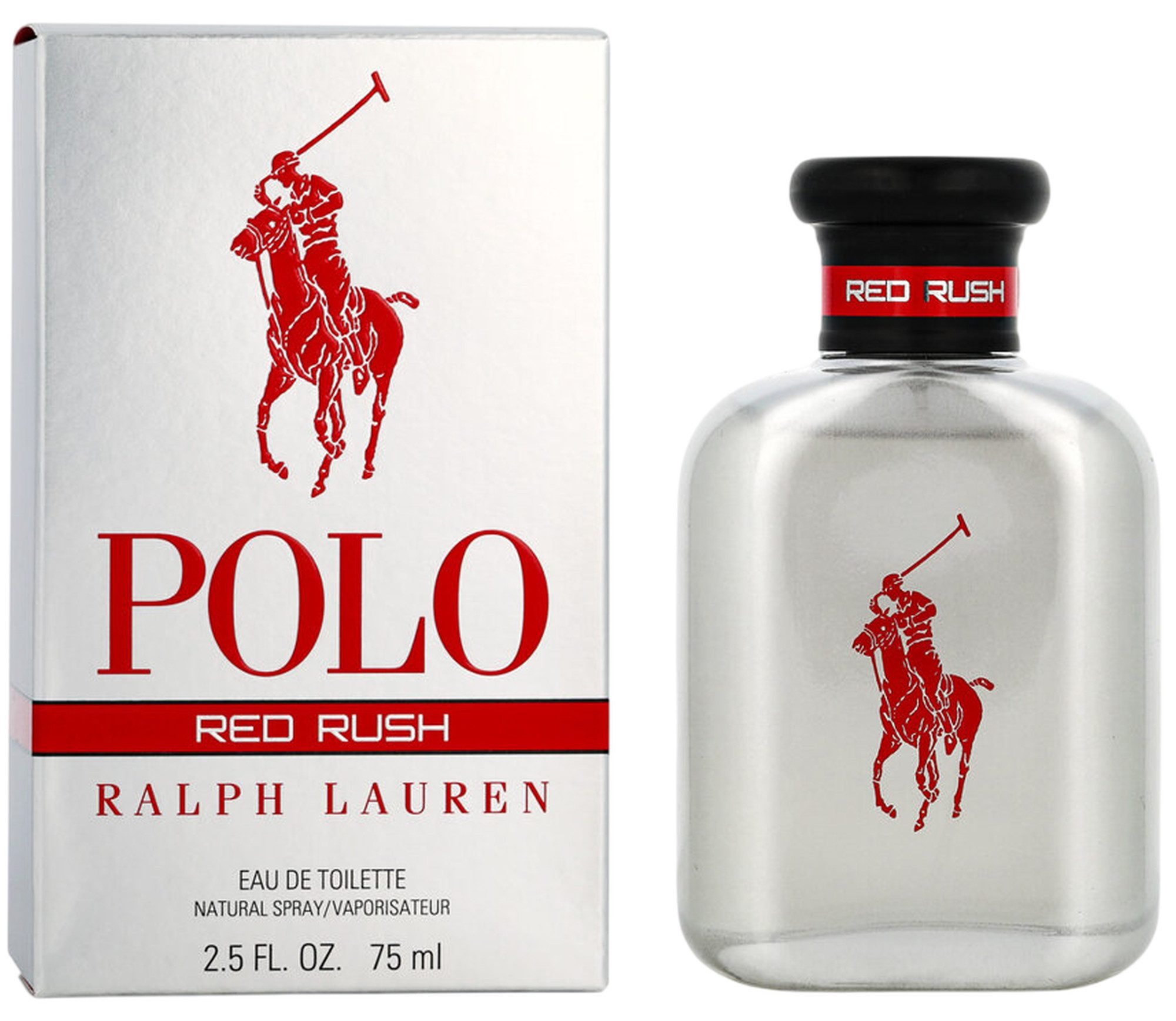 Ralph Lauren Eau de Toilette Polo Red Rush Männer EDT Spray, RALPH LAUREN, Herrenparfüm, Glasflakon, Parfüm, Herrenduft