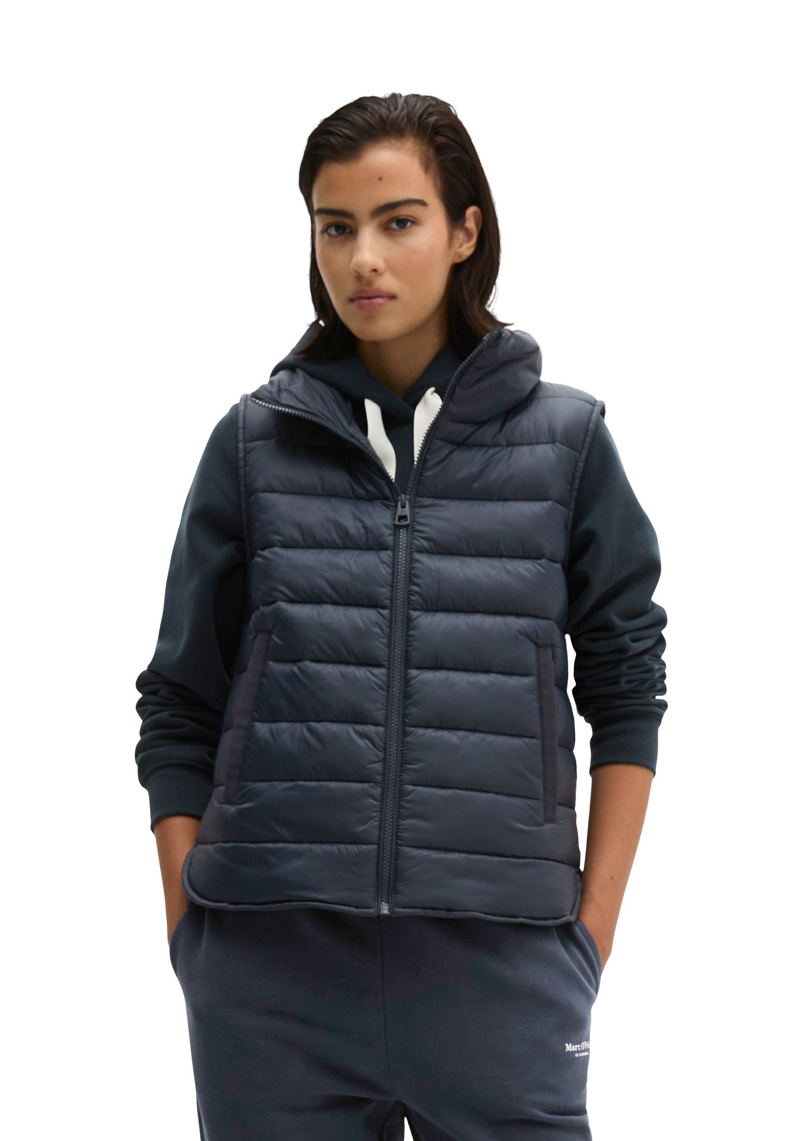Marc O'Polo Steppweste mit recycelten Materialien