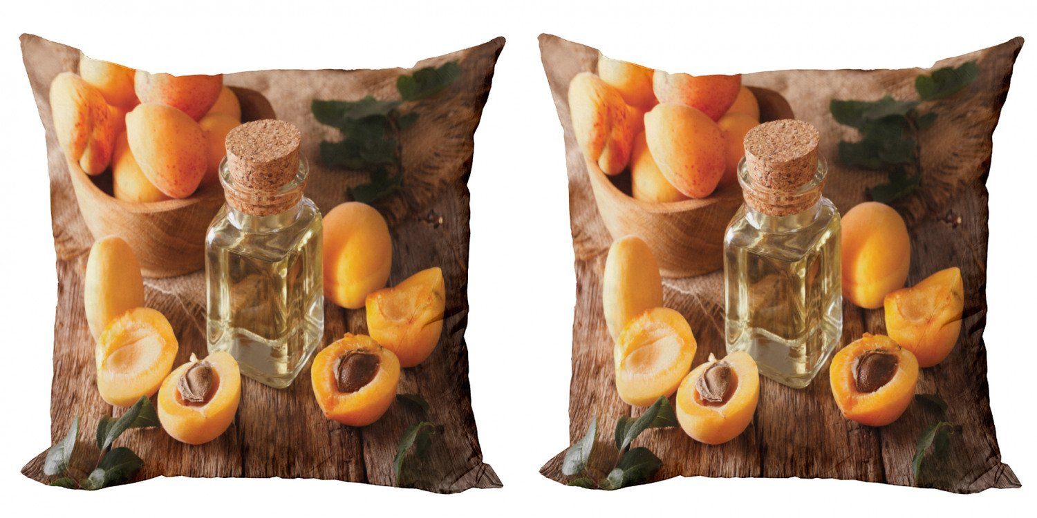 Aprikosen Doppelseitiger Stück), (2 und Accent Aprikose Jar Öl Modern Abakuhaus Kissenbezüge Frische Digitaldruck,