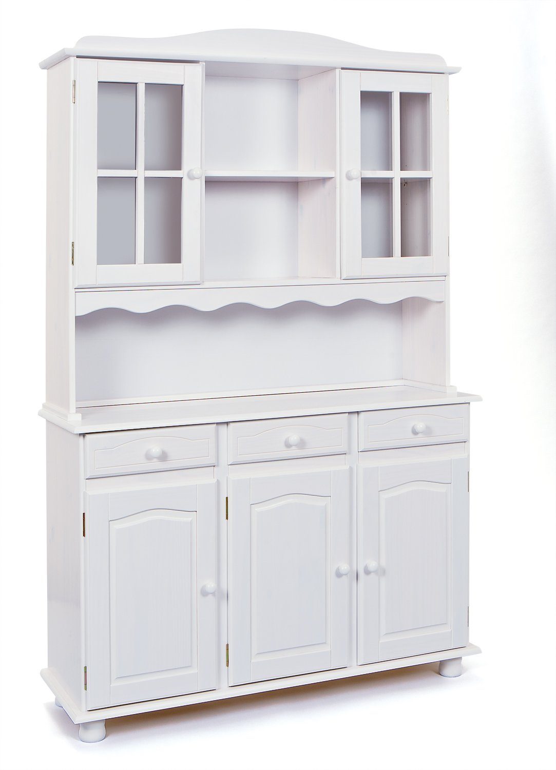 Inter Link Vitrine Siena Vitrinenschrank mit 3+2 Türen und 3 Schublad