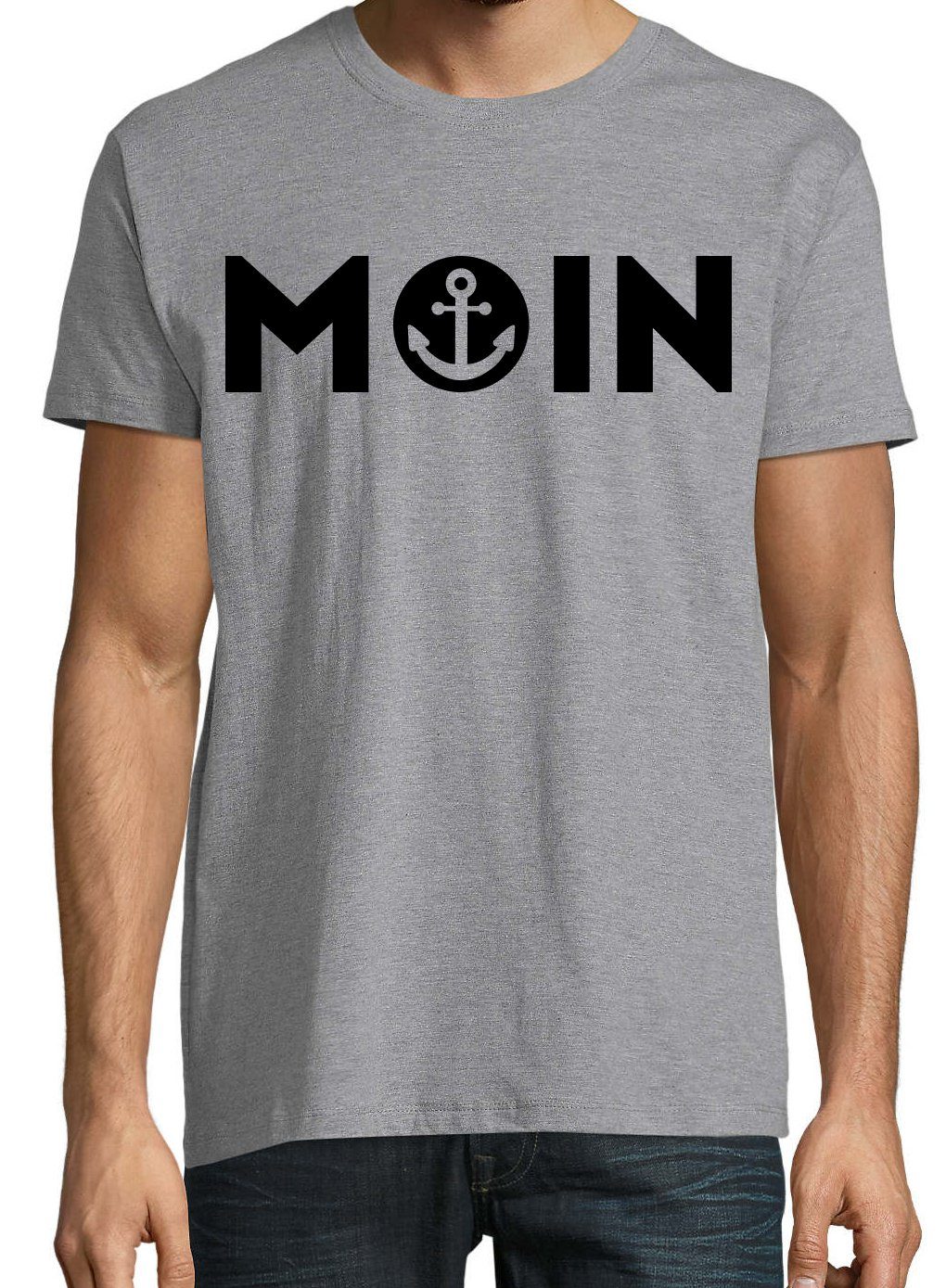 Youth Designz Print-Shirt Moin Logo Herren T-Shirt Anker Spruch mit modisch günstig online kaufen