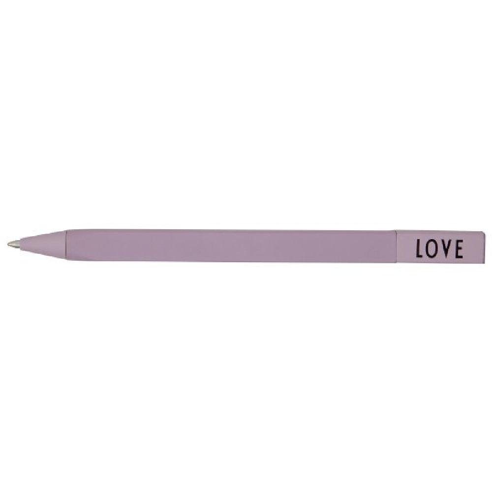 Letters Design Love Dekoobjekt Kugelschreiber Lavender
