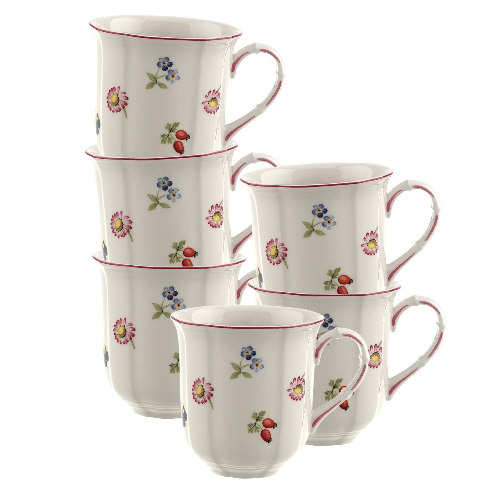 Becher Petite Fleur Henkelbecher 300 ml 6er Set