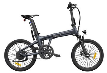 ADO E-Bike 2× Air 20S E-Fahrrad Faltbar, klapprad Riemenantrieb,Citybike, 1 Gang, Hintermotor, (verbesserte Version der Air20), ebike Damen/Herren,StVZO mit Handyhalter