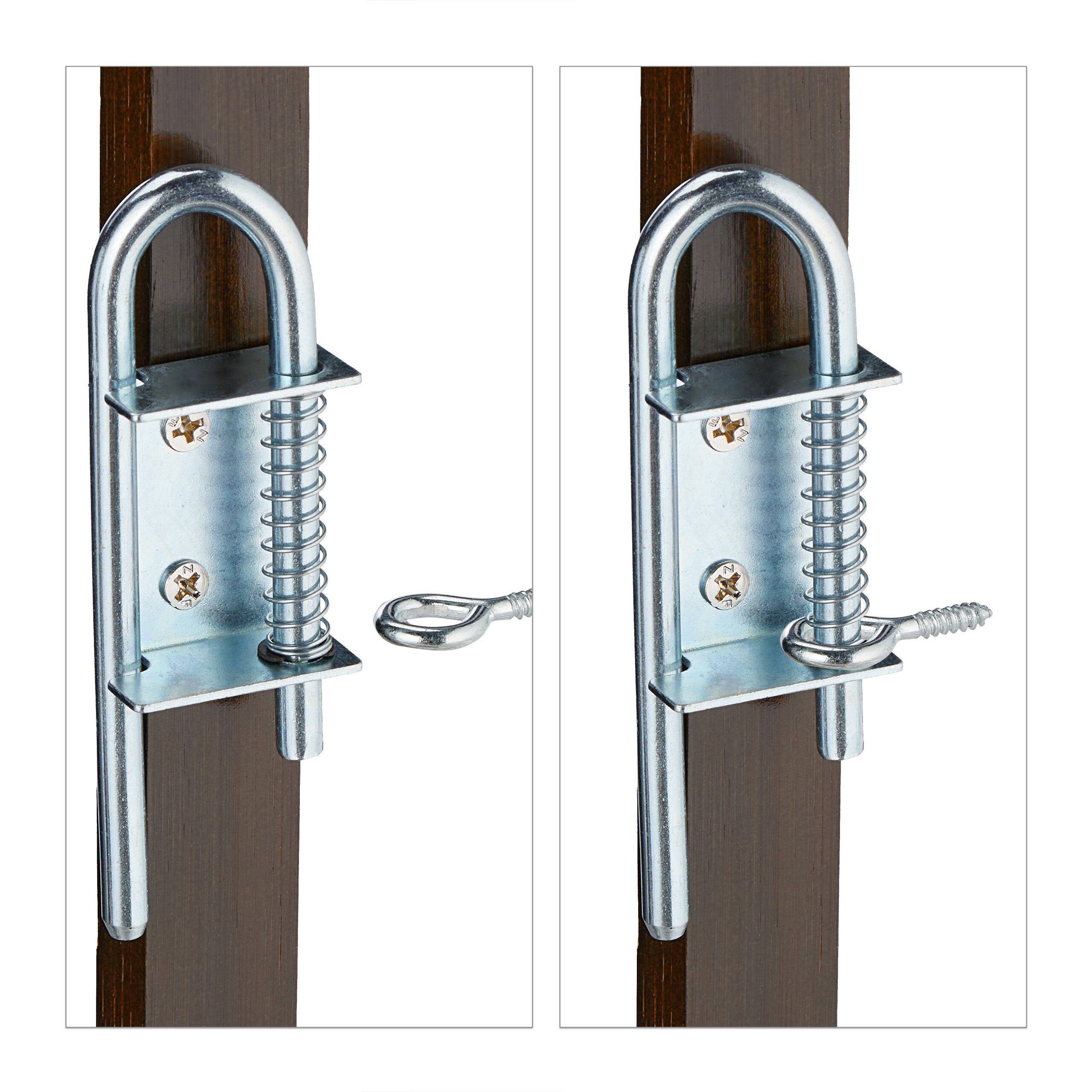 relaxdays Universalschutzgitter Ausziehbares Hundeabsperrgitter in Braun