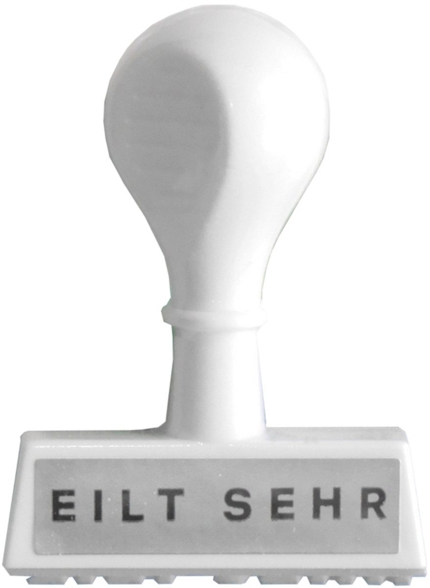 WEDO Stempel Textstempel -Eilt sehr-