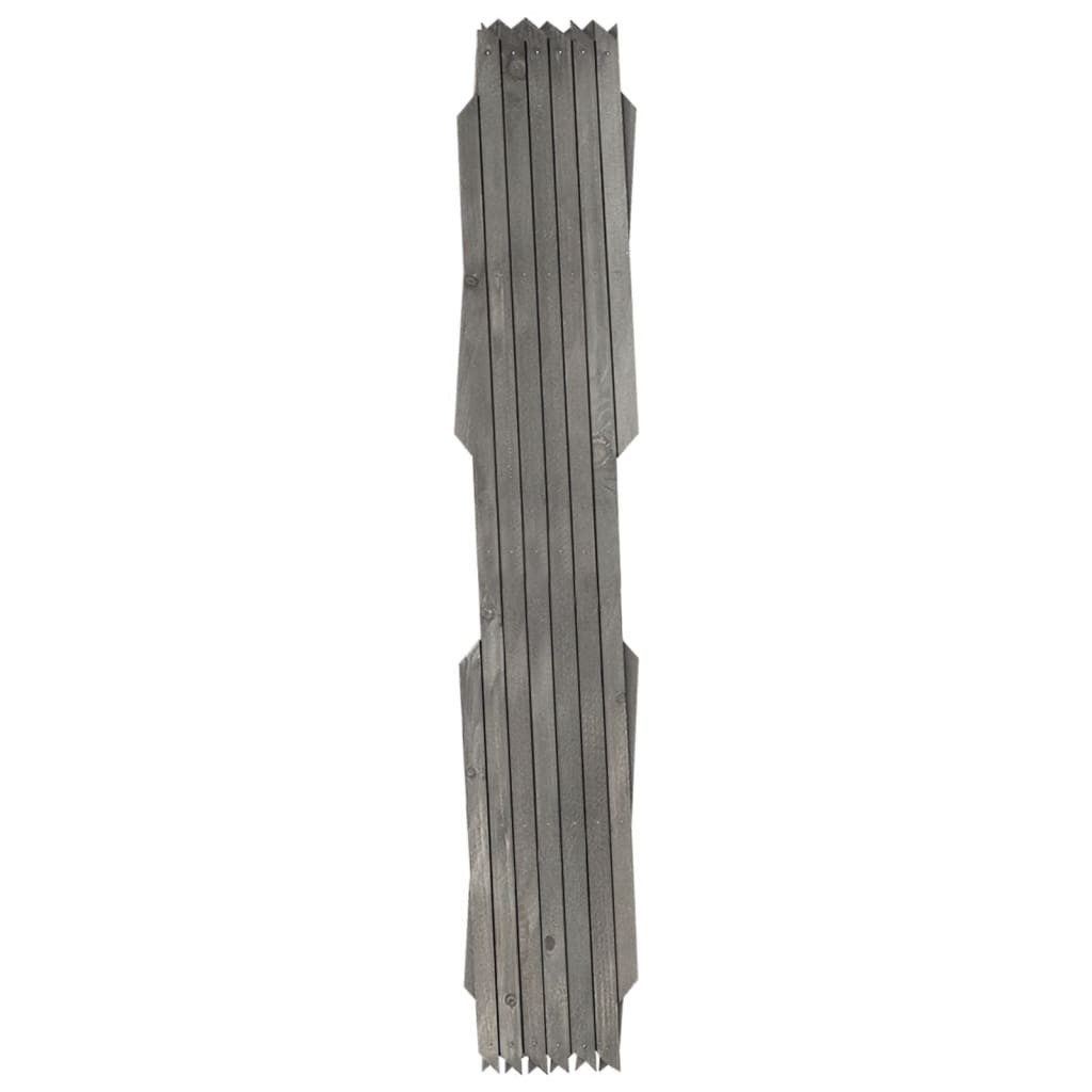 vidaXL Gartenzaun Rankzäune 5 Stk. Grau günstig online kaufen