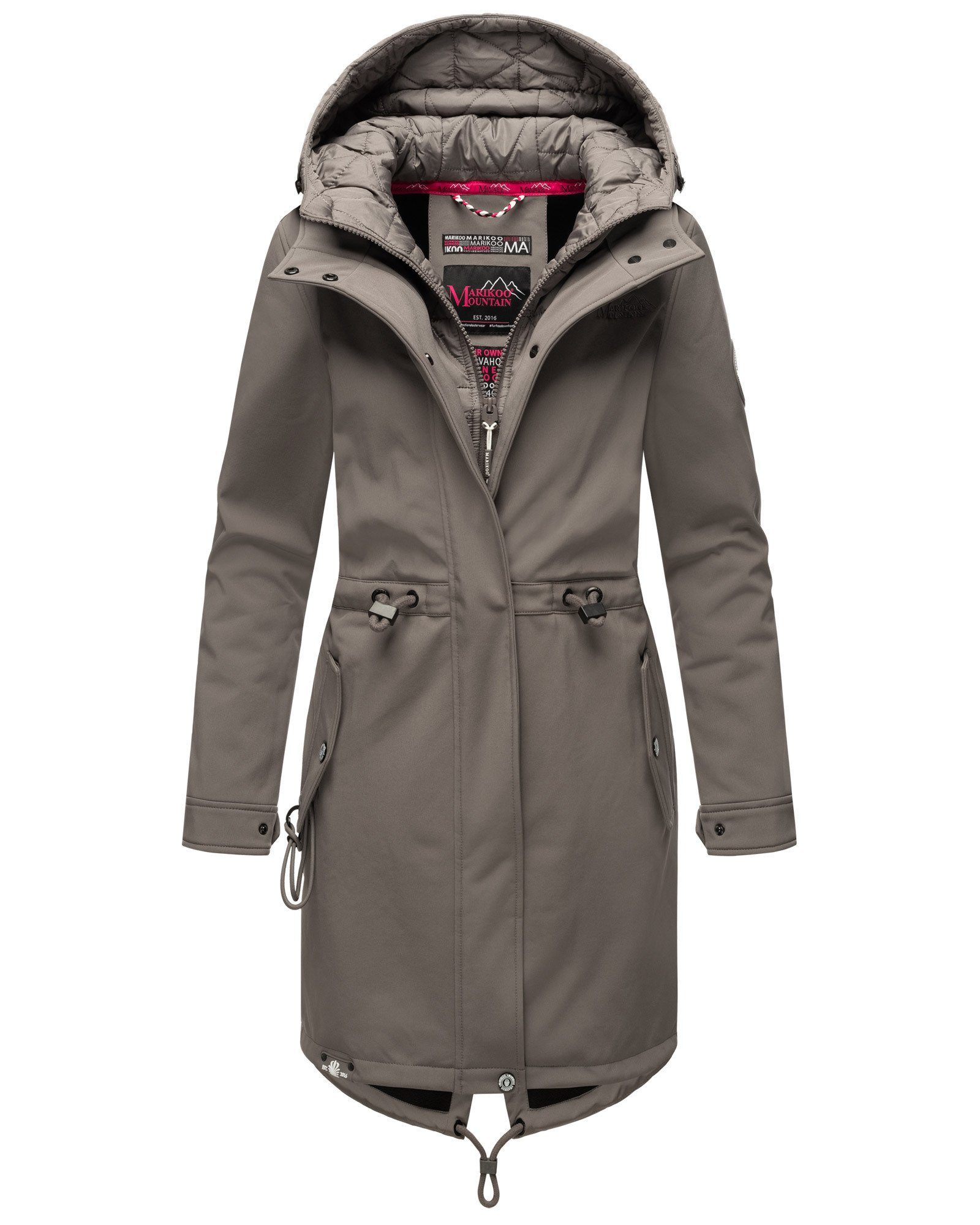 Marikoo Softshelljacke Mountain Presanella mit einem Doppelkragen