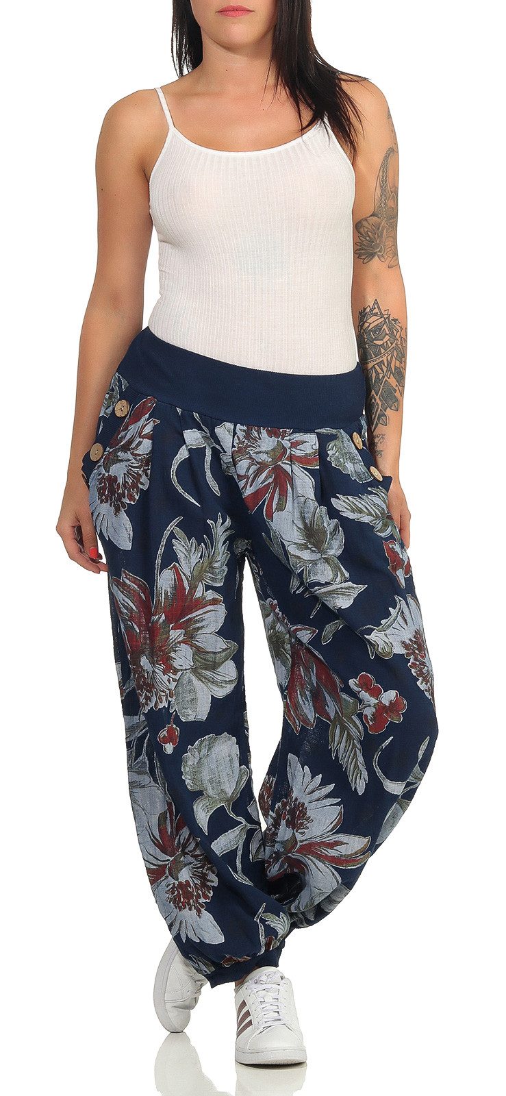 CLEO STYLE Stoffhose Damen Sommerhose 400 günstig online kaufen
