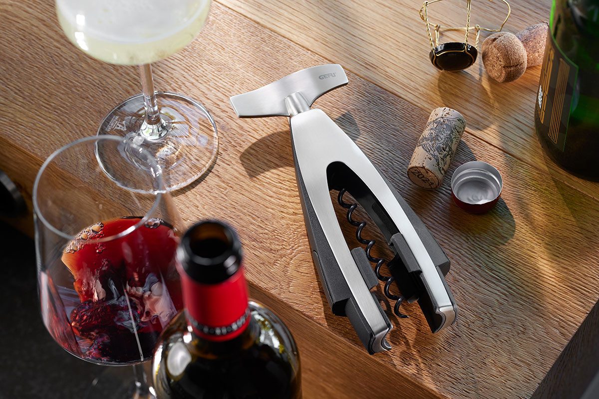 GEFU Korkenzieher Korkenzieher mit integriertem Kapselschneider VINO – Bild 3 von 4
