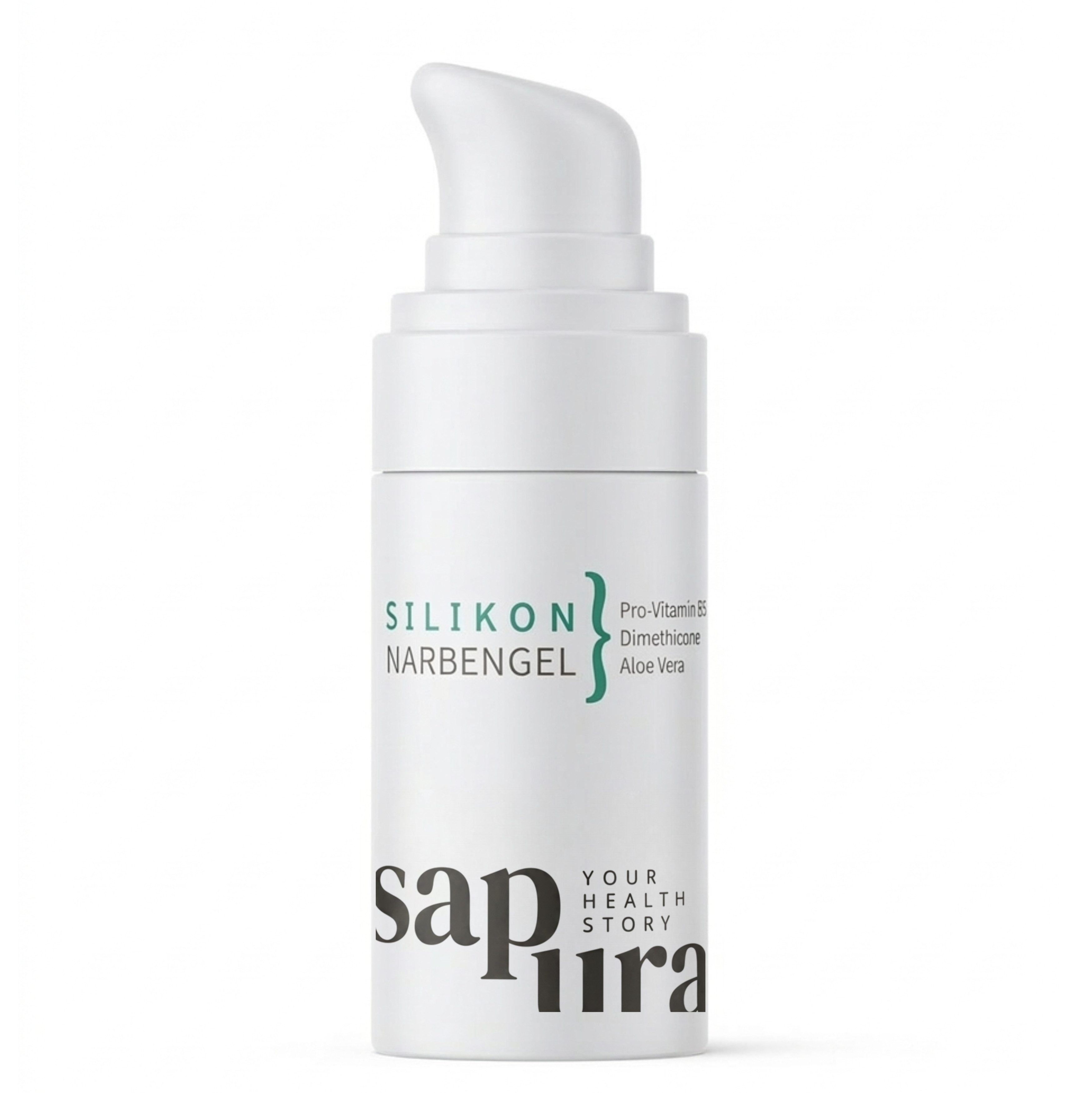 SAPURA Health Körpergel Narben Gel mit Silikon & Aloe Vera, Zur Pflege von Narben
