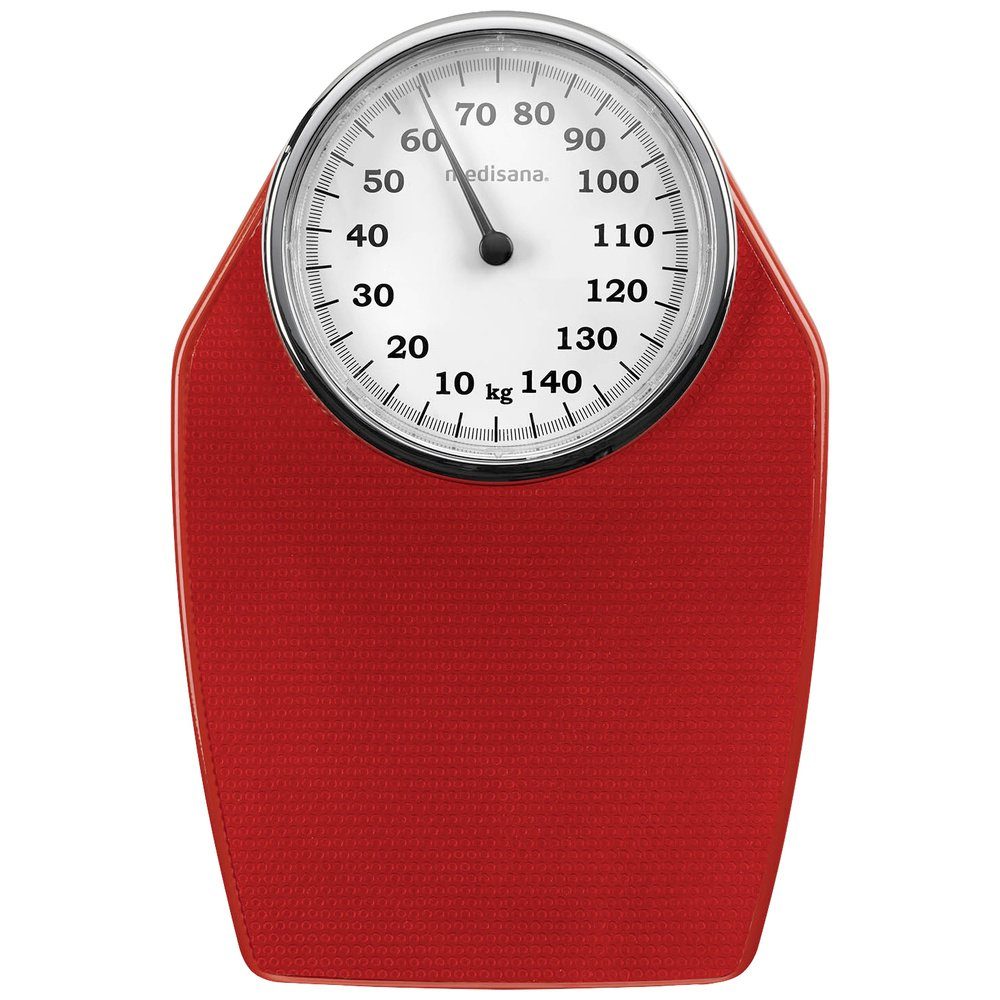 Medisana Personenwaage Medisana PS 100 red Analoge Personenwaage  Wägebereich (max)=150 kg Du