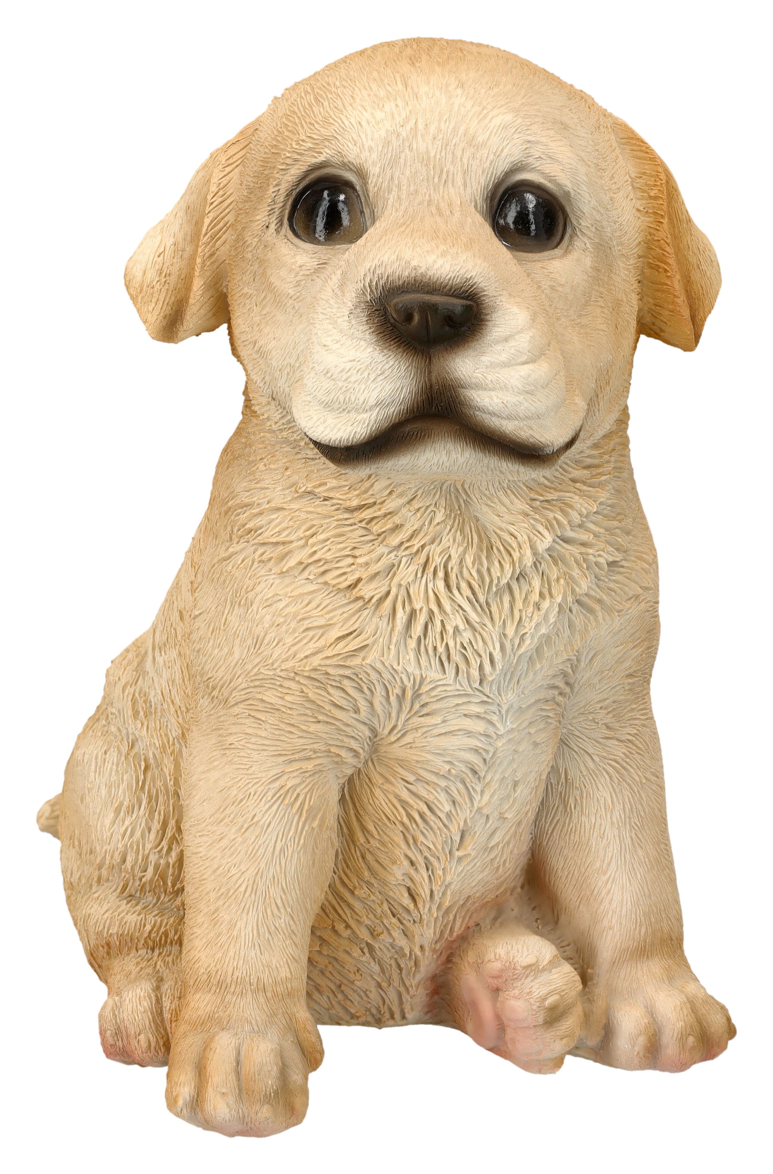 Figuren Shop GmbH Tierfigur Labrador Welpe Figur – Hund Statue Sammlerfigur Deko 18 cm Hundefigur