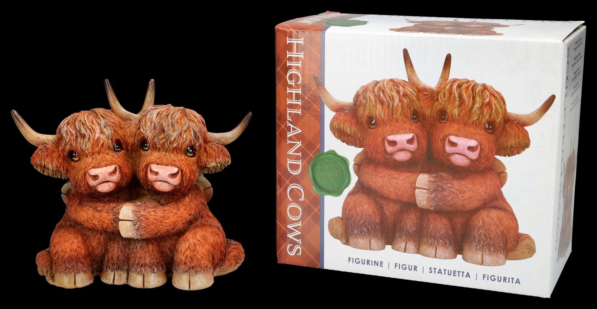 Figuren Shop GmbH Tierfigur Nemesis Now Figur– Hochlandkuh Figur Lustige Po günstig online kaufen