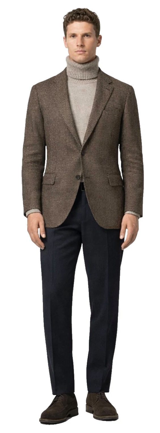 Ermenegildo Zegna Kaschmirpullover Oasi Rollkragenpullover Strick-Pullover Taupe Eleganter, vielseitig kombinierbarer Taupe-Farbton