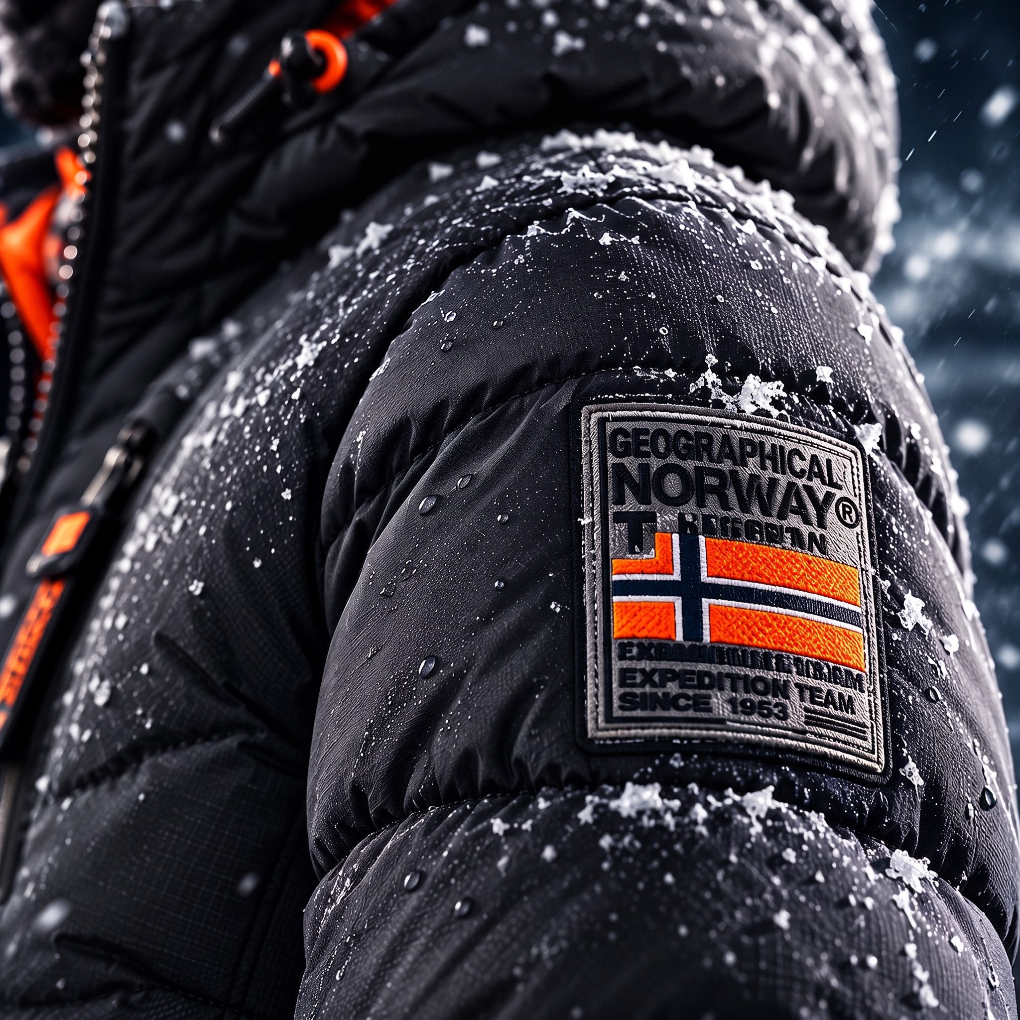 Geographical Norway Winterjacke Herren Hochwertige Outdoorjacke Kapuzenjacke Parka – Bild 4 von 5