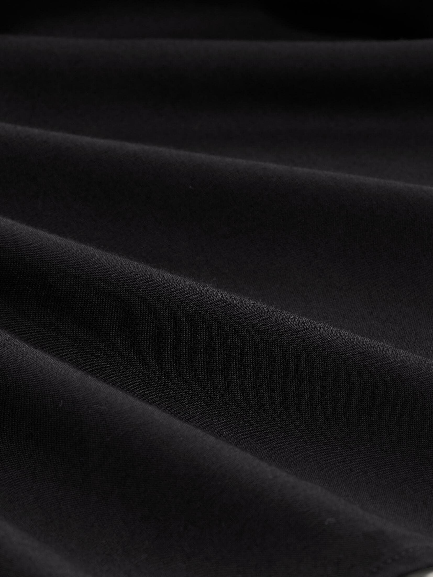 TOM TAILOR Livaeco Birla Denim By mit Minikleid deep Jerseykleid Cellulose™ black