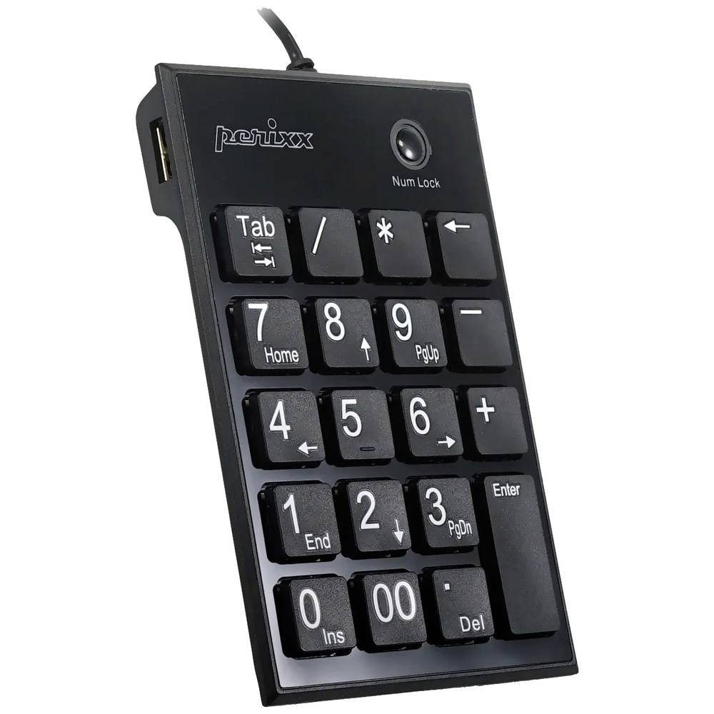 Perixx PERIPAD-202H - Kabelgebundene Zifferntastatur Tastatur (Multimediatasten)