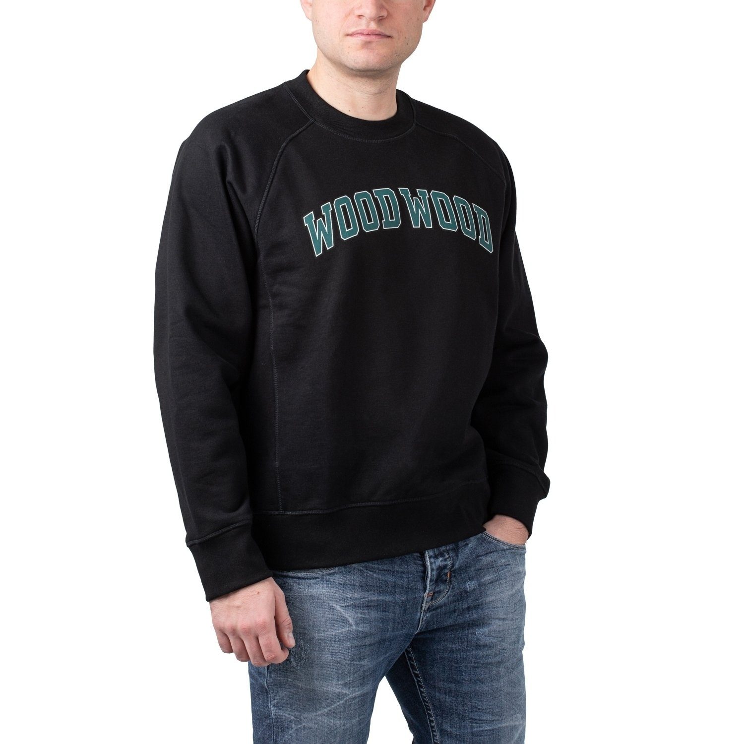 WOOD WOOD Sweater Wood IVY Wood Black Hester Sweatshirt
