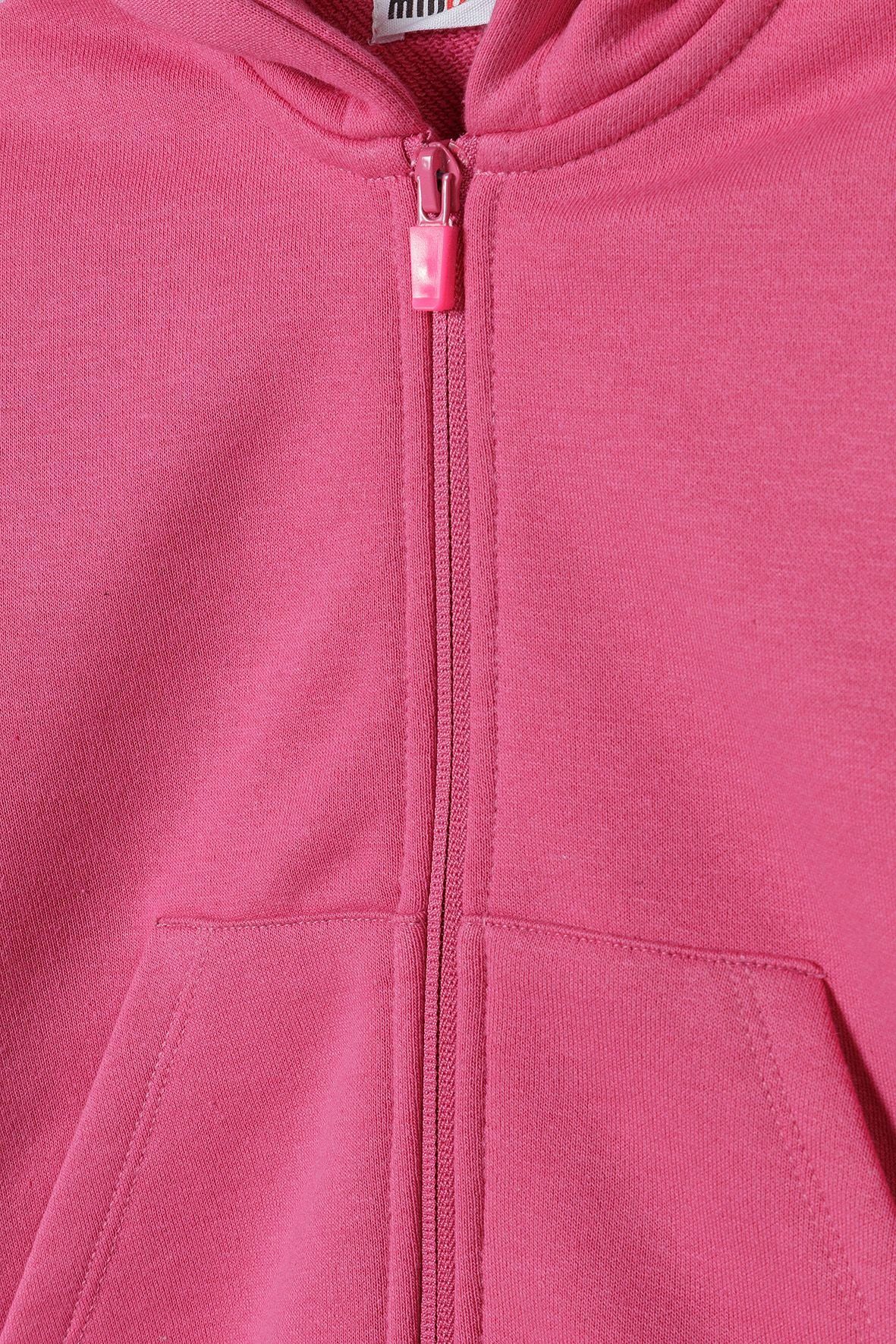 MINOTI Kapuzensweatshirt Hoodie mit Zipper (12m-14y) Rosa