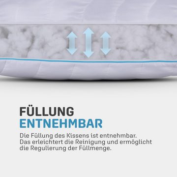 4-Jahreszeitenbett + Kopfkissen, Enris Ganzjahres-Bettdecke, 40x80 / 80x80 Kissen, Bestlivings, Füllung: Polyester, Vierjahreszeitendecke - Schlafdecke für Sommer und Winter